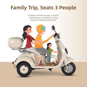 Nouveau tricycle électrique élégant à longue autonomie, idéal pour les courses des mamans et des personnes âgées - Product Image 4