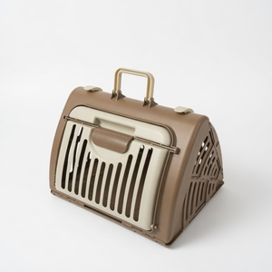 Cage de transport <span class=keywords><strong>pour</strong></span> chat et <span class=keywords><strong>chien</strong></span>, approuvée par les compagnies aériennes, pliable, rigide, <span class=keywords><strong>en</strong></span> PP et ABS, 35L, ventilée, avec verrou de sécurité, capacité 10kg - Product Image 3