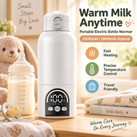 Bouilloire électrique portable intelligente 925B, sans fil, chauffe-eau USB rechargeable, chauffe-lait pour bébé, utilisation en extérieur