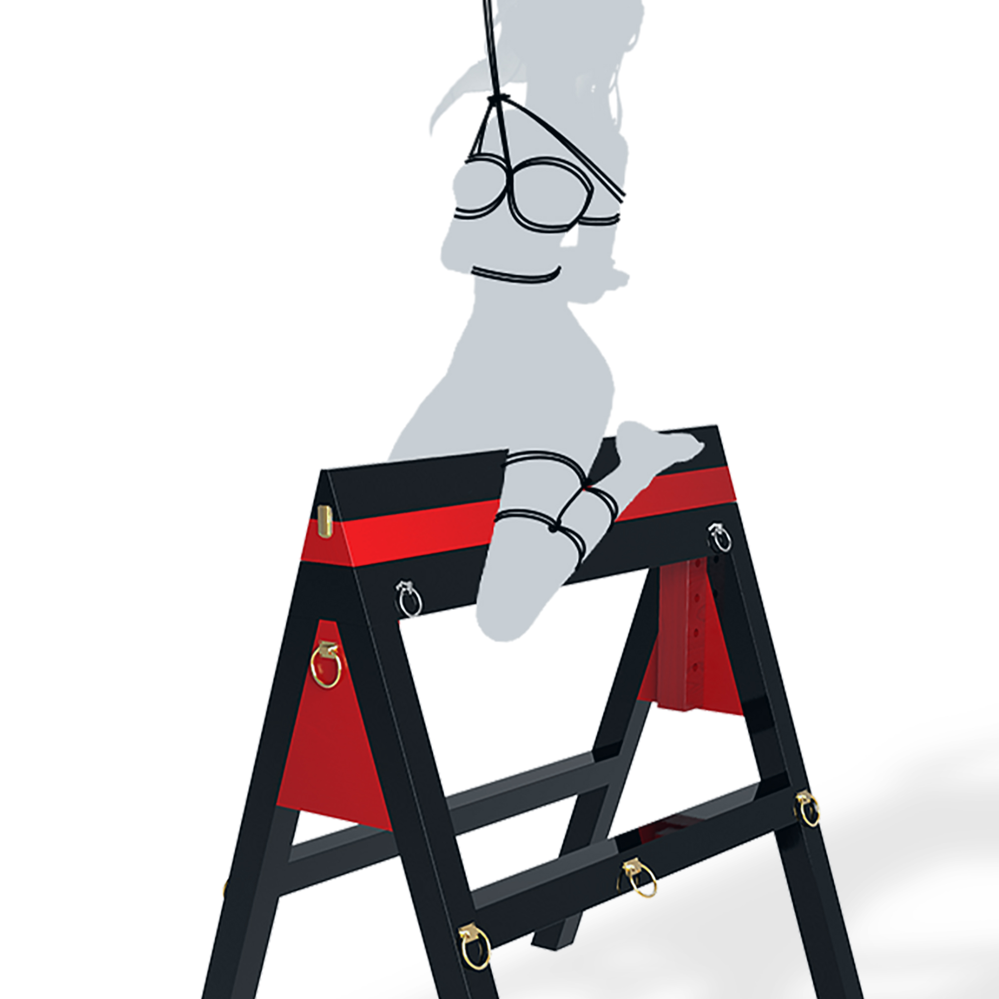 SM Spanish Donkey Sex Furniture Aid Stool Position Prop Erotic Toy ...