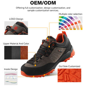 Nouveauté Chaussures <span class=keywords><strong>de</strong></span> <span class=keywords><strong>randonnée</strong></span> unisexes imperméables toutes saisons durables résistantes à l'usure à tige basse en daim et en maille - Product Image 6