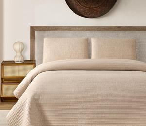 Literie personnalisée en usine, 100% polyester matelassé, <span class=keywords><strong>couvre</strong></span>-<span class=keywords><strong>lit</strong></span> 3 pièces - Product Image 1