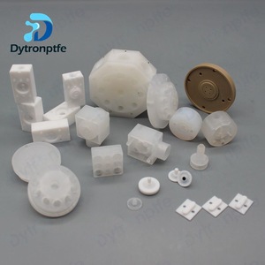 Dytronptfe <b>PTFE</b> Valve Bodies Custom Size For Industrial Chemical Laboratory Use - Product Image 2