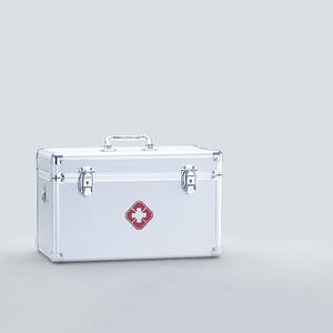 Botiquín de Primeros Auxilios de Aleación de Aluminio con Sensor Inteligente, Caja de Primeros Auxilios con Logotipo Personalizable, Caja de Almacenamiento Impermeable para el Hogar - Product Image 1