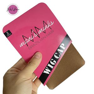 Perruque en Spandex marron nu, casquette de bas de perruque, casquettes de fabrication personnalisées, faites votre propre casquette - Product Image 6