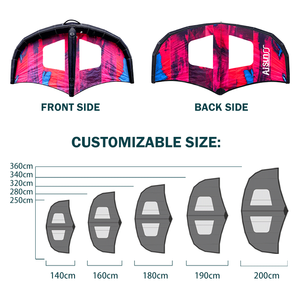 Aisunss Novedades: Wingfoil Inflable de 6M <span class=keywords><strong>con</strong></span> Alas de Fibra de Carbono, Bomba de Aire y Mochila para <span class=keywords><strong>Surf</strong></span> y SUP - Product Image 4