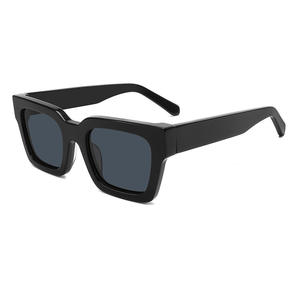 Lunettes de soleil carrées noires pour hommes, verres polarisés TAC UV400, protection solaire pour la conduite, mode, voyage, Wenzhou 8603 - Product Image 1