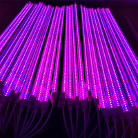 Tube lumineux LED pour aquarium IP68, lumière LED submersible pour aquarium, tube lumineux LED pour la croissance des plantes, lumière LED imperméable personnalisable, prise rouge