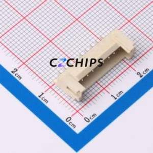 ZX-HY2.0-9PWT Wire-to-Board Pin Header SMD,P=2mm,Horizontal Mount Connector 1x9P 2mm Horizontal Mount HY - Product Image 1