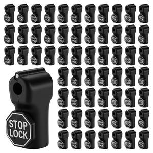 <b>Display</b> Peg <b>Hook</b> Locks Red Anti Sweep Theft Stop Lock Anti Theft Lock Stop Pegboard Locks for Retail Shop - Product Image 6