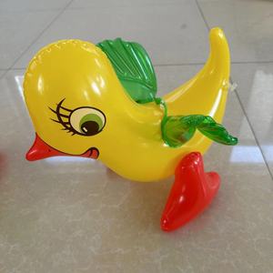 Juguete inflable de pato amarillo de PVC para niños, diversión al aire libre - Product Image 2