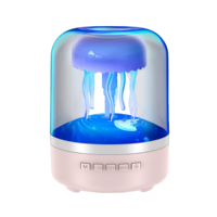 Prix usine méduse plus récent intérieur lumière LED verre Bluetooth stéréo Surround lampe haut-parleur