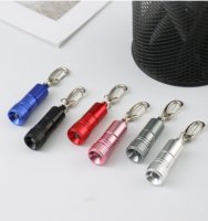 Delta 1913 indah Led senter gantungan kunci obor, lampu portabel Mini murah aluminium terang Led gantungan kunci cincin