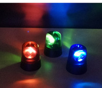 Feux de signalisation rotatifs à LED en plastique, fonctionnant sur piles (3xAA), protection IP44, sécurité routière, chantier, contrôle du trafic