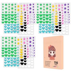 Patchs Hydrocolloïdes Anti-Acné en Gros, Forme Personnalisée, 24 Unités par Feuille, Sûrs pour Tous Types de Peau, Traitement Localisé des Imperfections - Product Image 1