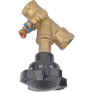 暖通空调系统水暖材料用黄铜铜液体流量平衡调节流量计阀门软管管件 - Product Image 1