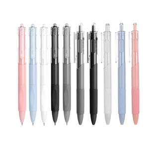 Penne in Gel di plastica con LOGO personalizzato ad alta apparenza cancelleria per studenti con punta a penna per domande sul pennello da esame - Product Image 1