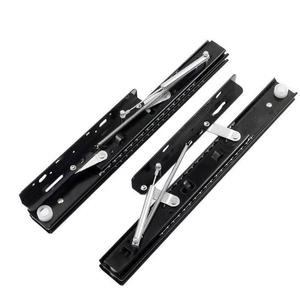 Three Section 320Mm Shock Absorbing Lifting Drawer Slide Full Extension For <b>Desk</b> Furniture 51 100 Kg Load Capacity - Product Image 2