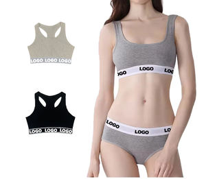 Ensemble Soutien-Gorge et Short de <span class=keywords><strong>Sport</strong></span> pour Femme en Coton et Spandex Vêtements de Gym en Gros - Product Image 5