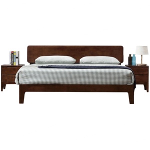 Lit en bois 180x200 pour usage domestique, mobilier de chambre à coucher, lits design - Product Image 1
