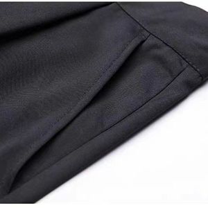 Men's <b>Black</b> Straight Leg <b>Work</b> <b>Pants</b> Polyester Fabric Restaurant Uniforms - Product Image 4