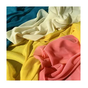 Japonya 2021 düz tekstil gevşek % 100 polyester örme giysi kumaşı