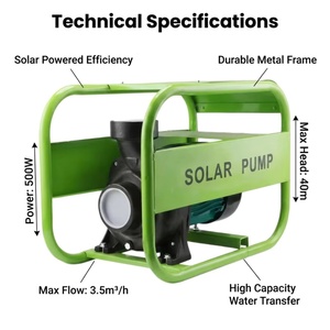 Nuova Pompa Ibrida Solare AC/DC da 2200W 3HP per Acqua di Superficie e Pozzo, Centrifuga ad Alta Pressione, per Ingrosso - Product Image 3