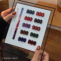 SUUSEEGEL 2026 Nouveau Kit de Gel Ongles Effet Œil de Chat 10 Couleurs en Bouteille, Gel UV Non Toxique de Haute Qualité pour Salon de Manucure et DIY, Vente en Gros ODM/OEM