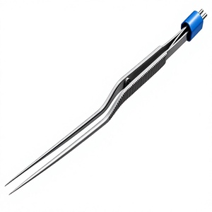 Forceps bipolaires à baïonnette en titane, Forceps bipolaires à baïonnette irrigants en titane Codman, STR, 8,75 pouces - Product Image 1