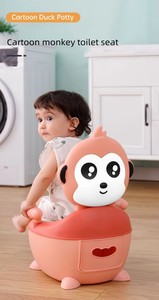<span class=keywords><strong>Vasino</strong></span> portatile per bambini ingrandito bagno con bracciolo cartone animato animale modello materiale plastico per bambini e neonati - Product Image 5