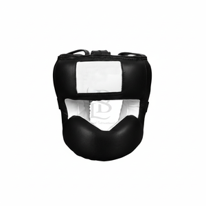 Protège-tête en cuir intégral de haute qualité avec logo personnalisé pour la boxe et le Muay Thai Safety Training Gear prix de gros bon marché - Product Image 1