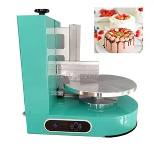 commercial automatic cake frosting icing coating machine rotary turntables to decorate cakes