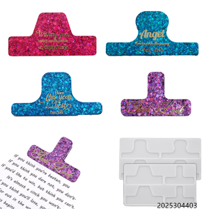Herramientas para Hacer Moldes de Silicona para Resina Epoxi, Clips de <span class=keywords><strong>Cola</strong></span> de Gato, Clips de Papelería, Clips de Oficina - Product Image 3