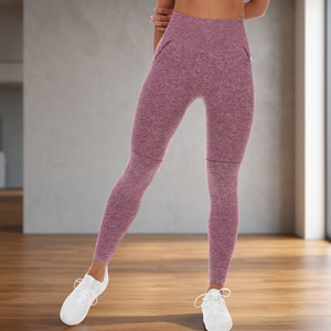 Women Mid Waist Push Up Fitness Leggings <b>Warm</b> Fleece Running Gym Yoga <b>Tights</b> Breathable Bamboo Fiber - Product Image 4