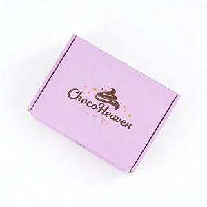 Empaque Personalizado de Chocolate para Marcas en Línea, Caja de Cartón Corrugado Tipo B/E, Fabricante de Cajas de Envío con Cierre Superior Troquelado - Product Image 3