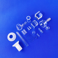 Tubes en verre de quartz transparent sur mesure de toutes tailles, prix fabricant, extrémité sphérique, échantillon de tube en quartz