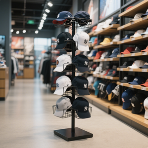 Custom OEM/ODM Baseball Cap Floor <strong>Stand</strong> <strong>Hat</strong> <strong>Stand</strong> Retail Store <strong>Stand</strong> <strong>Display</strong> Metal Wire <strong>Display</strong> <strong>Hat</strong> <strong>Display</strong> Helmet Metal Rack - Product Image 3