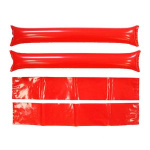 Bâtons de supporters rouges, légers, faciles à gonfler, plusieurs couleurs, logo personnalisé, bâtons de supporters pour les événements sportifs et musicaux - Product Image 1