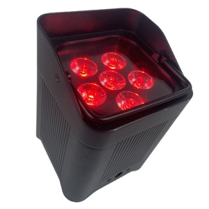 BESTYART/ BP6 / Faro PAR a Batteria 6*18W RGBWAUV 6in1 Uplight - Product Image 1