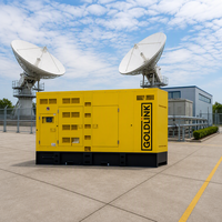Groupe électrogène diesel insonorisé Cummins OEM Factory 375 kVA, générateur diesel silencieux 300 kW, refroidi par eau, sans balais, station d'alimentation