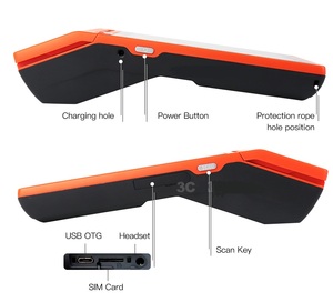 Android 11 goojprt q2i chi phí thấp NFC Android POS thiết bị đầu cuối cầm tay với cửa hàng chơi 58 Mét Máy in nhiệt - Product Image 4