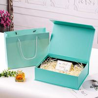 Coffret Cadeau Élégant Vide avec Embossage pour Cadre Photo - Boîte en Papier Recyclable Personnalisable pour Événements, Anniversaires et Affaires