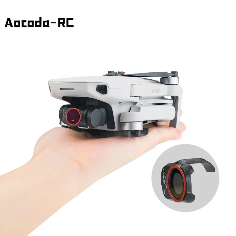 Aocoda-RC Drone Camera Lens Filter MCUV ND4 ND8 ND16 ND32 CPL ND/PL Filters Kit for DJI Mini 2 / Mavic Mini Accessories
