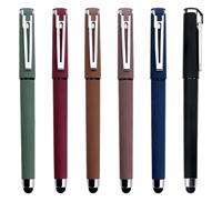 Stylo Gel 2-en-1 en Gros avec Pointe Tactile en Caoutchouc Souple 0,5 mm pour Signature Professionnelle, Cadeau de Bureau, en Stock