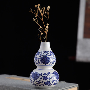 ชุดแจกันเซรามิกสีน้ำเงินขาวลายมาสเตอร์กู่ สำหรับตกแต่งบ้าน ห้องนั่งเล่น ห้องนอน ห้องทำงาน - Product Image 4