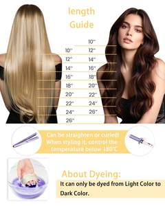 Extensions de cheveux naturels chinois à clipser, 100% vierges bruts, double trame, pointes épaisses, tissage double à la machine, lisses et soyeux, en lots - Product Image 4