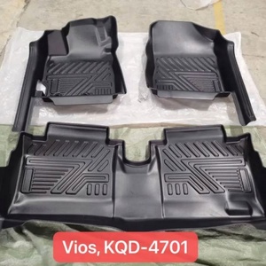 Nouveaux accessoires intérieurs de voiture au design moderne, tapis de coffre de voiture durables en TPE, tapis de sol de voiture adaptés à la Toyota Vios Yaris Sedan - Product Image 6