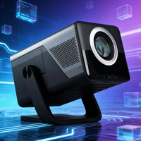 Projecteur LCD portable Android à grand écran avec évitement automatique des obstacles, prise en charge 8K, pour l'éducation et le bureau