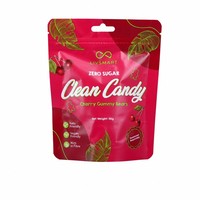 Sachets d'emballage alimentaire mats personnalisés à fond plat avec fenêtre frontale pour snacks, bonbons, biscuits, mélanges de noix et amandes