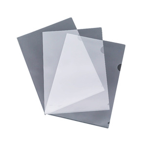 YURUI 16-Slot Thickened Transparent <strong>L</strong>-<strong>Shaped</strong> A4 <strong>Plastic</strong> PP <strong>File</strong> <strong>Folder</strong> with Customized Logo/Printing for Office &amp; Student Use - Product Image 5